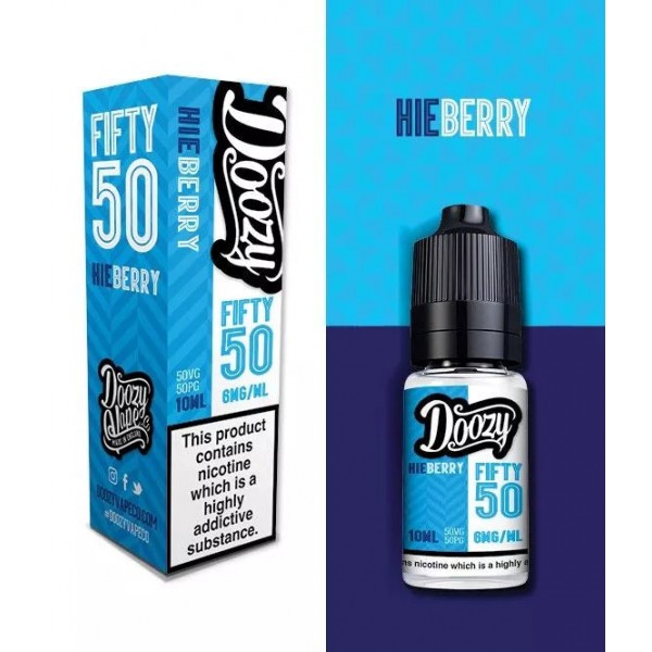 Hieberry - Doozy Vape Co. Fifty 50 | 10 x 10ML E Liquid | 50VG Vape Juice | All Strengths