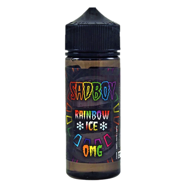 RAINBOW ICE BY SADBOY E-LIQUID 100ML SHORTFILL 75VG VAPE 0MG JUICE