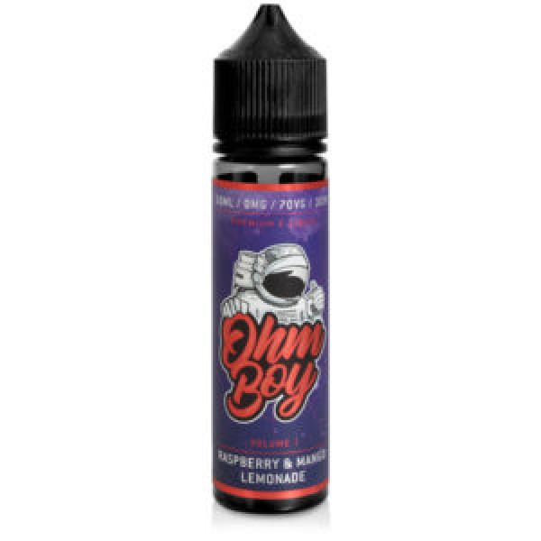 Raspberry & Mango Lemonade By Ohm Boy Volume I 50ML E Liquid 70VG Vape 0MG Juice