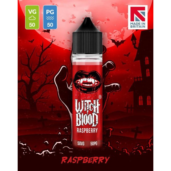 Raspberry By Witch Blood 50ML E Liquid 50VG Vape 0MG Juice