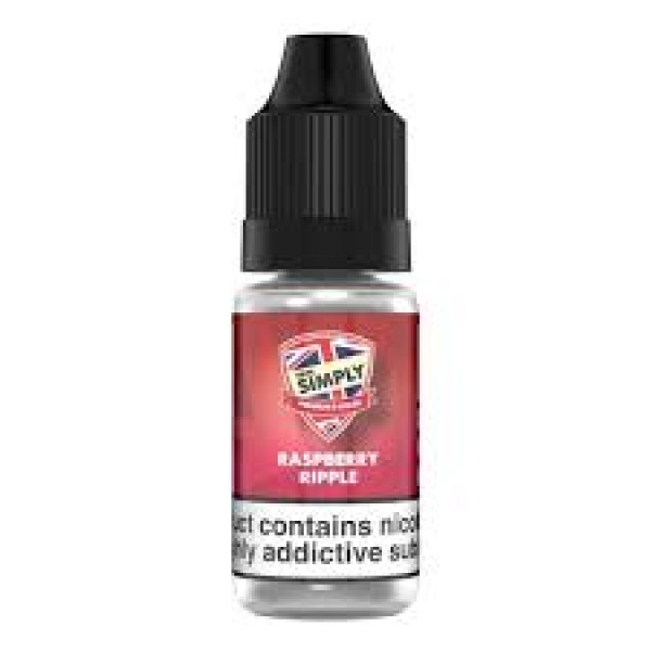 Raspberry Ripple By Vape Simply 10ML E Liquid 50VG/50PG Vape Juice | All Strengths Available