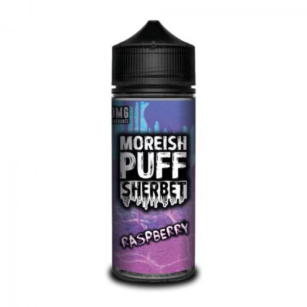 RASPBERRY – MOREISH PUFF SHERBET 100ML SHORTFILL E LIQUID 70VG VAPE