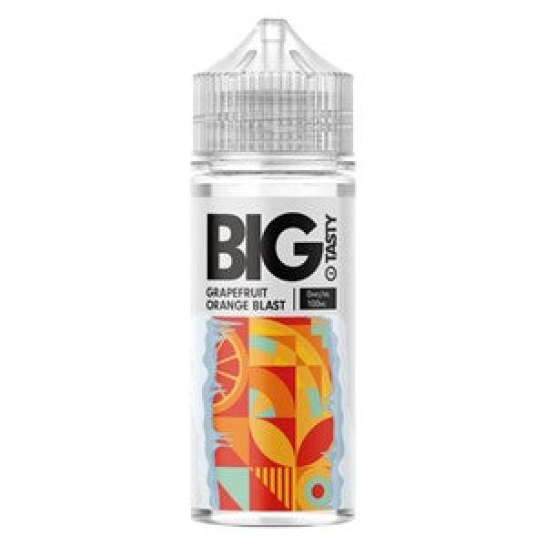 Grapefruit Orange Blast by Big Tasty, 100ML E Liquid, 70VG Vape, 0MG Juice