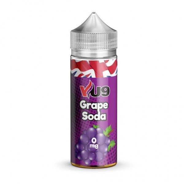 Grape Soda By VU9 100ML E Liquid 70VG Vape 0MG Juice