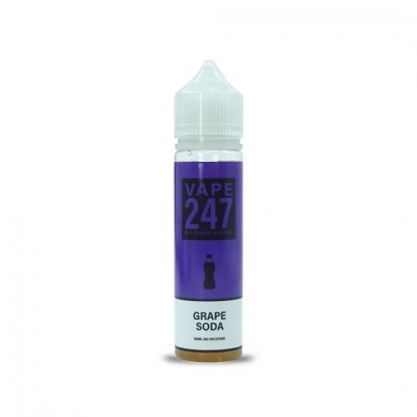 Grape Soda By Vape 247, 50ML E Liquid 70VG Vape 0MG Juice