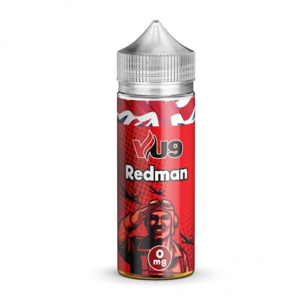 Redman By VU9 100ML E Liquid 70VG Vape 0MG Juice