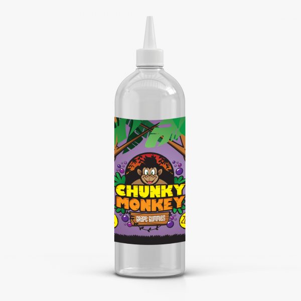 Grape Gummies By Chunky Monkey (Kingston) 200ML E Liquid 60VG Vape 0MG Juice Short Fill