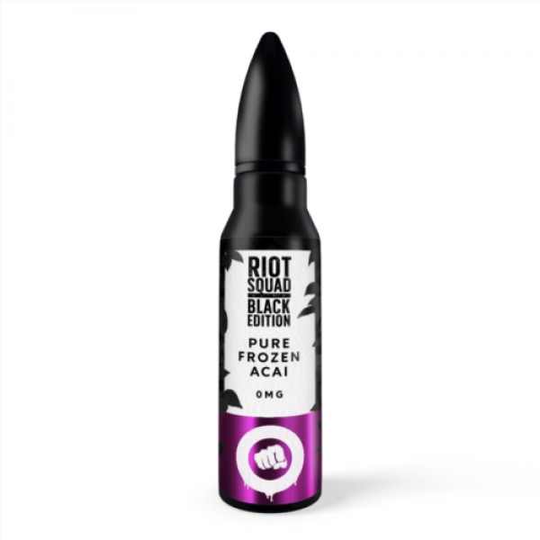 RIOT SQUAD BLACK EDITION – PURE FROZEN ACAI 50ML SHORTFILL E LIQUID 70VG VAPE