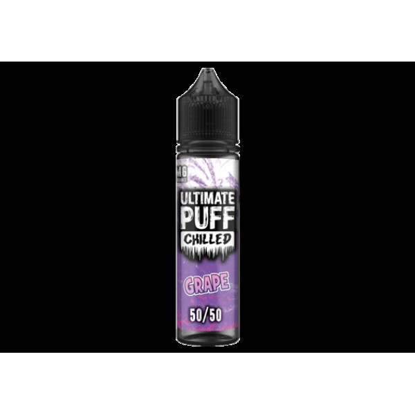 Grape Chilled by Ultimate Puff, 50ML E-liquid, 0MG Vape, 50VG Juice