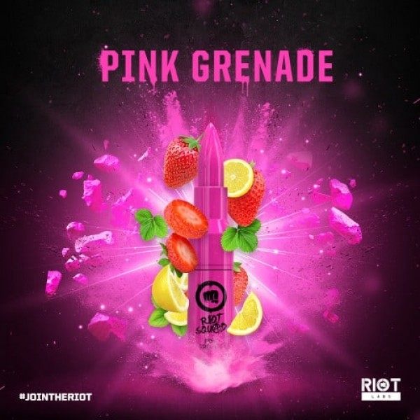 RIOT SQUAD – PINK GRENADE 50ML SHORTFILL E LIQUID 70VG VAPE