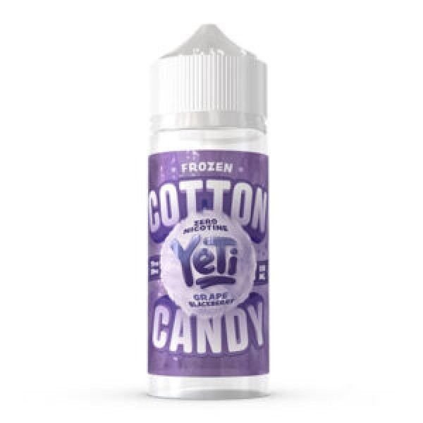 Grape Blackberry - Frozen Cotton Candy By Yeti 100ML E Liquid 70VG Vape 0MG Juice