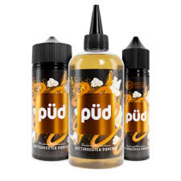 Butterscotch Popcorn by Pud 50ml, 100ml, 200ml E Liquid Vape Juice 70vg 30pg - Joes Juice