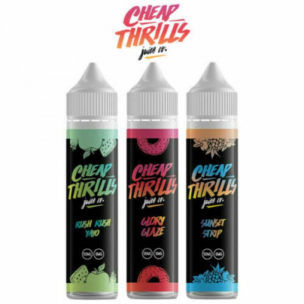 Rush rush ice by Cheap Thrills 50ml E Liquid Juice 70vg Vape Shortfill