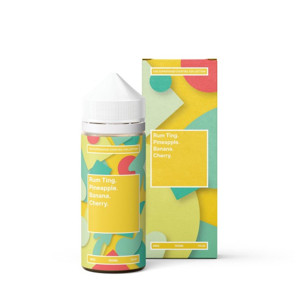 Rum Ting By Supergood Cocktail Collection 100ML E Liquid 70VG Vape 0MG Juice