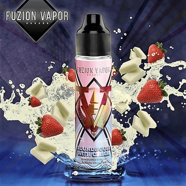 Roundhouse With Cream By Fuzion Vapor 50ML E Liquid 70VG Vape 0MG Juice