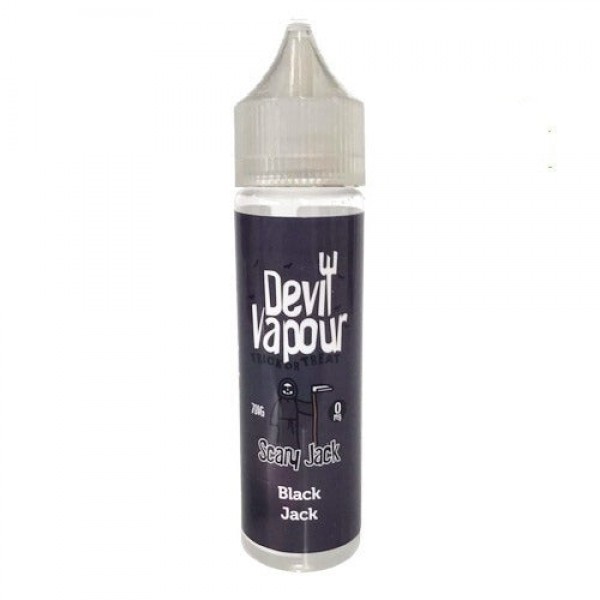 Scary Jack Black Jack by Devil Vapour 50ML E Liquid 70VG Vape 0MG Juice Shortfill