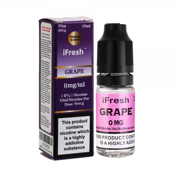 Grape - iFresh 10ML E-liquid Juice 65VG Vape Multibuy