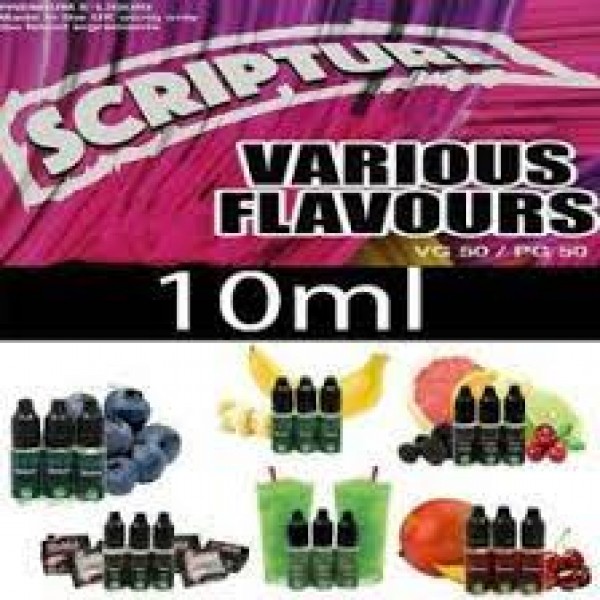 SCRIPTURE 3 x 10ML E LIQUID BOTTLES