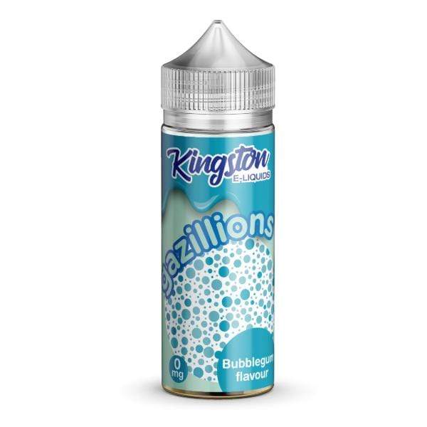Bubblegum Gazillions By Kingston 100ML E Liquid 70VG Vape 0MG Juice