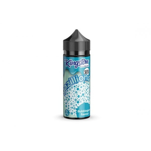 Bubblegum Gazillions By Kingston 100ML E Liquid 50VG/50PG Vape 0MG Juice