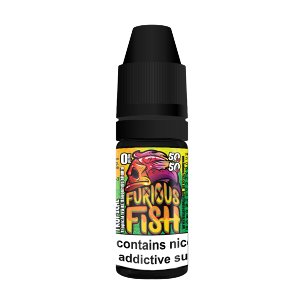 FURIOUS FISH 10ML TROPICAL E LIQUID 50VG VAPE TPD COMPLIANT MULTIBUY