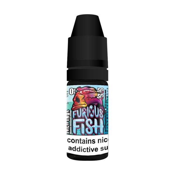 FURIOUS FISH 10ML MENTHOL E LIQUID 50VG VAPE TPD COMPLIANT MULTIBUY