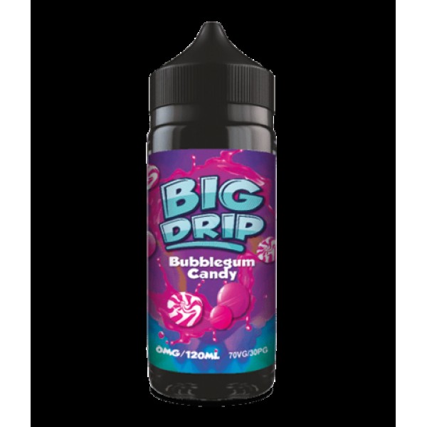 Bubblegum Candy by Big Drip. 100ML E-liquid, 0MG Vape, 70VG Juice