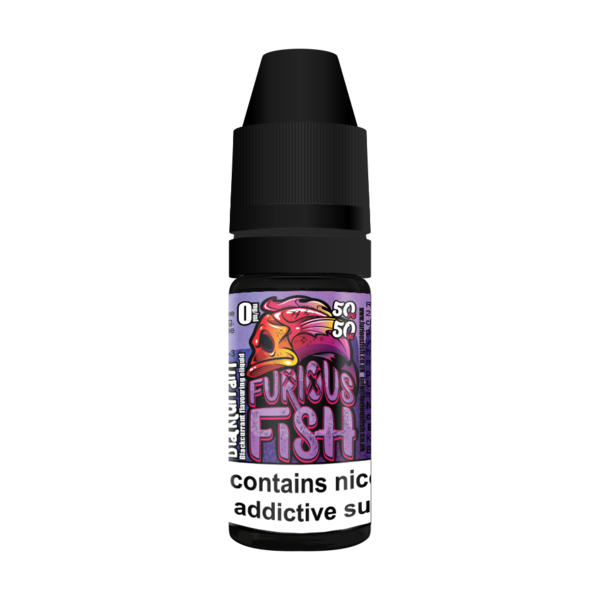 FURIOUS FISH 10ML BLACKCURRANT E LIQUID 50VG VAPE TPD COMPLIANT MULTIBUY