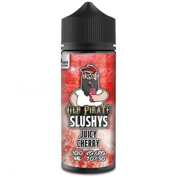 Slushys - Juicy Cherry by Old Pirate 100ML E Liquid, 70VG Vape, 0MG Juice, Shortfill