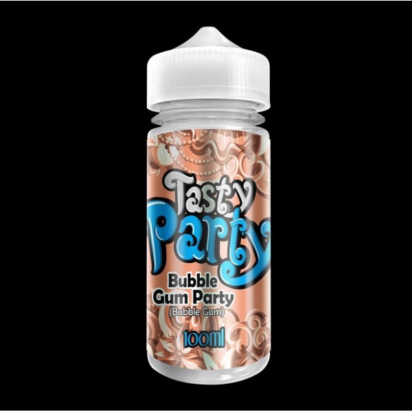 Bubble Gum Party by Tasty Party. 100ML E-liquid, 0MG vape, 70VG/30PG juice