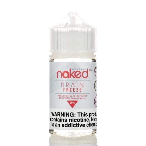 Brain Freeze Naked 100 Premium American E-liquid Juice 70VG Vape