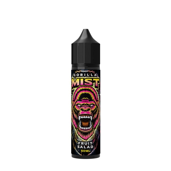 Fruit Salad By Gorilla Mist 50ML E Liquid 50VG Vape 0MG Juice Short Fill