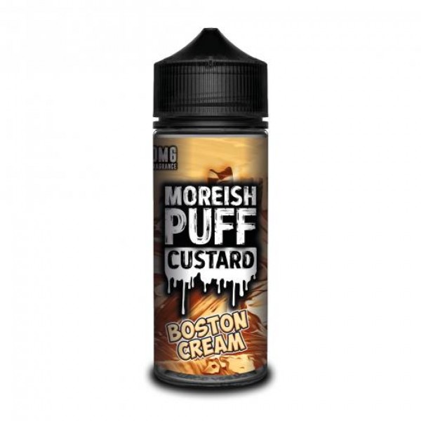 BOSTON CREAM – MOREISH PUFF CUSTARD 100ML SHORTFILL E LIQUID 70VG VAPE