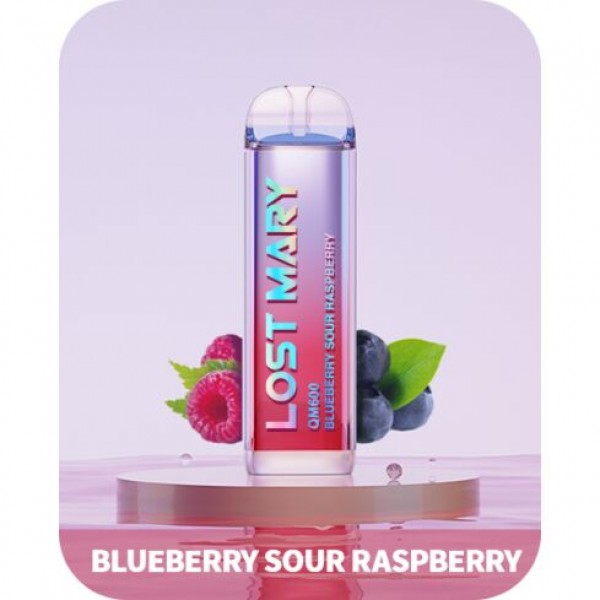 Blueberry Sour Raspberry By Lost Mary QM600 Disposable Vape Pod