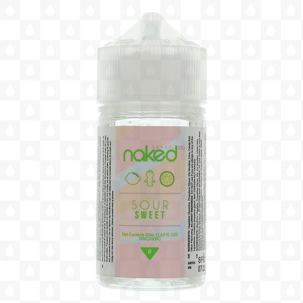 Sour Sweet by Naked 100, 50ML E Liquid, 70VG Juice, 0MG Vape