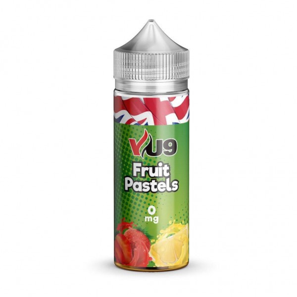 Fruit Pastels By VU9 100ML E Liquid 70VG Vape 0MG Juice