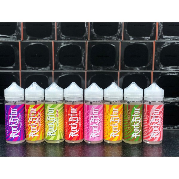 Fruit Fusion (Fruitilicious) by Rockstar. 100ML E-liquid, 0MG vape, 70VG/30PG juice