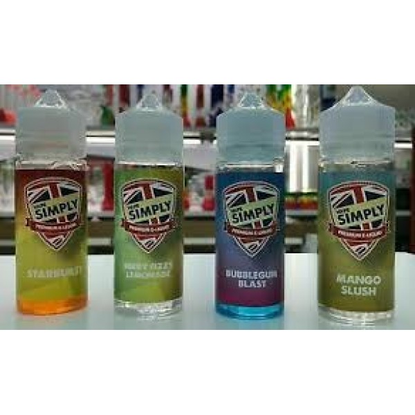 STARBURST SIMPLY VAPOUR 100ML E LIQUID JUICE 50VG SHORTFILL