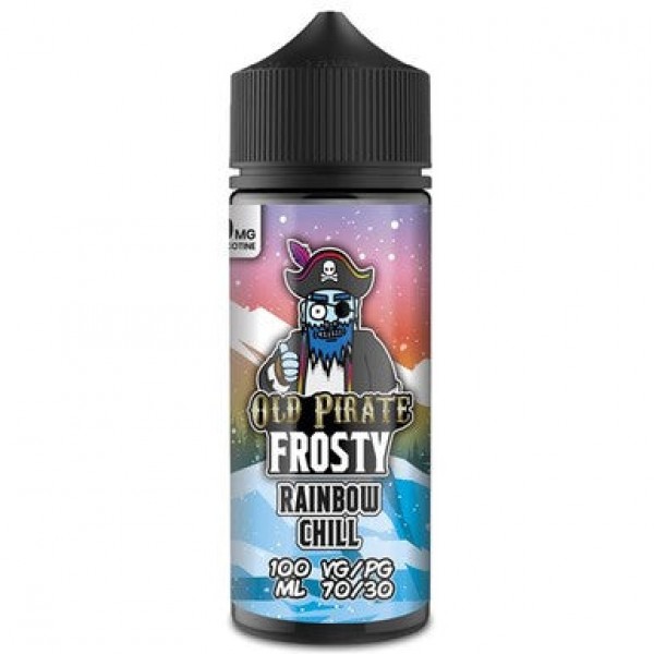 Frosty - Rainbow Chill by Old Pirate 100ML E Liquid, 70VG Vape, 0MG Juice, Shortfill