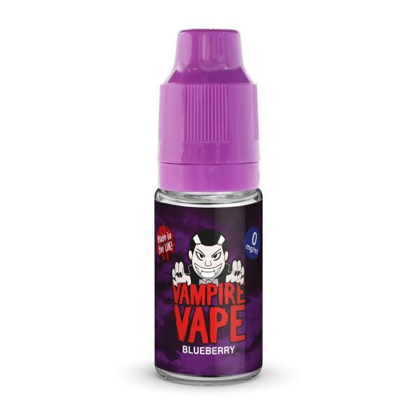 Blueberry By Vampire Vape 10ML E Liquid. All Strengths Of Nicotine Juice