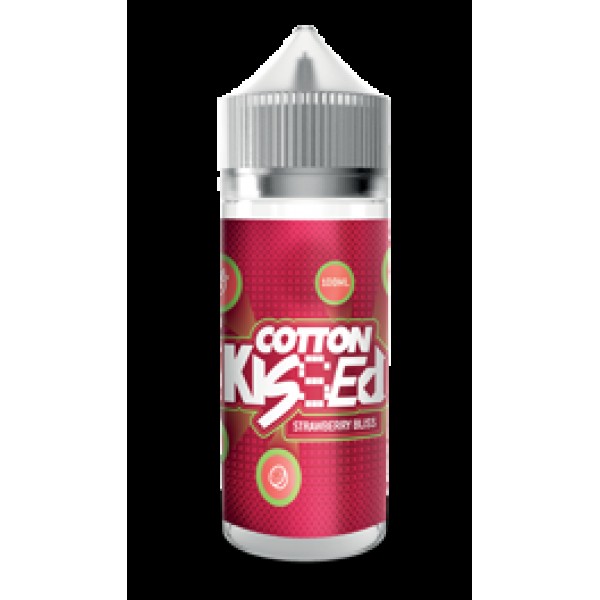 Strawberry Bliss By Cotton Kissed 100ML E Liquid 70VG Vape 0MG Juice