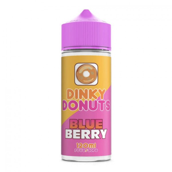 Blueberry By Dinky Donuts 100ML E Liquid 70VG Vape 0MG Juice Shortfill
