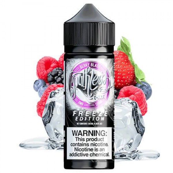 FREEZE EDITION - BERRY BLAST BY RUTHLESS | 100ML E LIQUID | 70VG VAPE | 0MG JUICE SHORT FILL