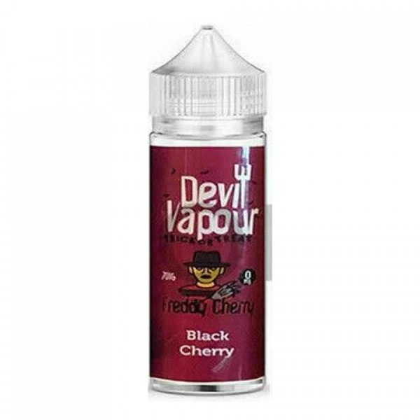 Freddy Cherry Black Cherry by Devil Vapour 50ML E Liquid 70VG Vape 0MG Juice Shortfill