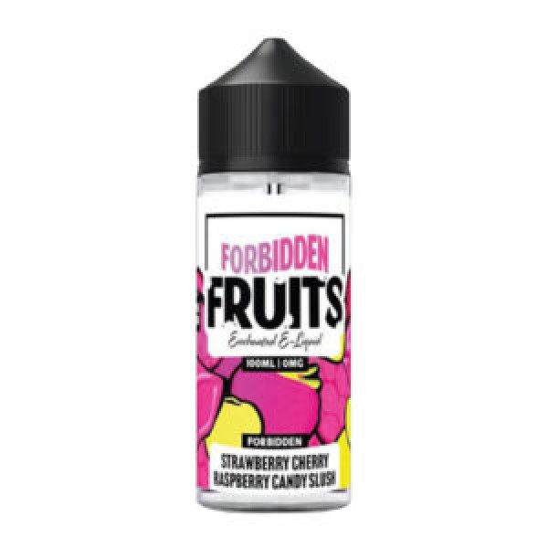 Strawberry Cherry Raspberry Candy Slush By Forbidden Fruits 100ML/200ML E Liquid 70VG 30PG Vape 0MG/3MG Juice