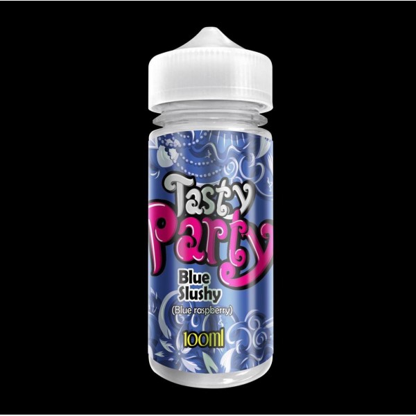 Blue Slushy by Tasty Party. 100ML E-liquid, 0MG vape, 70VG/30PG juice