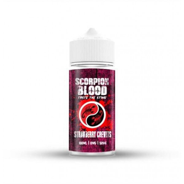 Strawberry Chewits By Scorpion Blood 100ML E Liquid 50VG/50PG Vape 0MG Juice