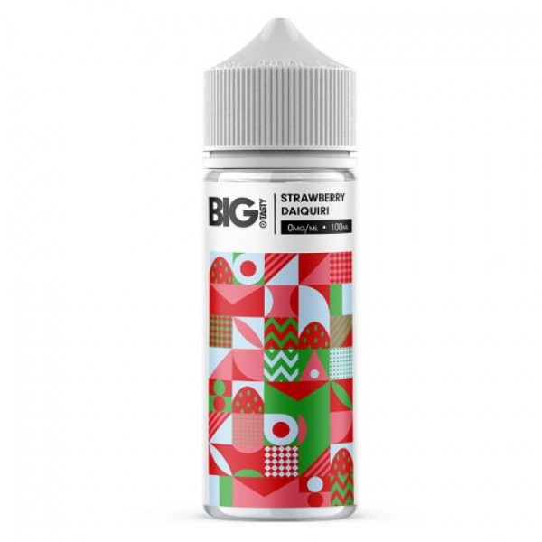 Strawberry Daiquiri by Big Tasty, 100ML E Liquid, 70VG Vape, 0MG Juice