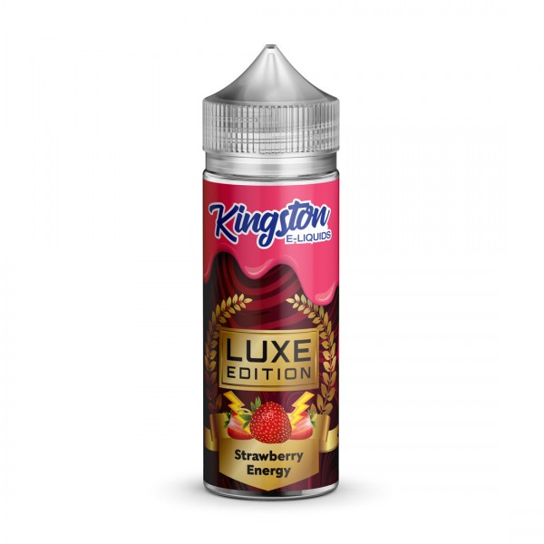 Strawberry Energy Luxe Edition By Kingston 100ML E Liquid 70VG Vape 0MG Juice