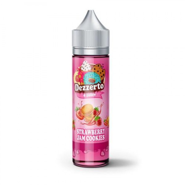 Strawberry Jam Cookies By Dezzerto 50ML E Liquid 70VG Vape 0MG Juice